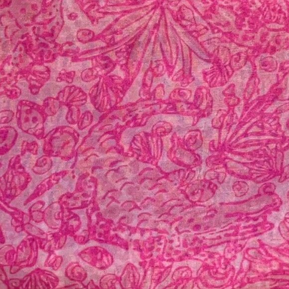Lilly Pullitzer x Target See Ya Later Pom Pom Scarf - Picture 9 of 9